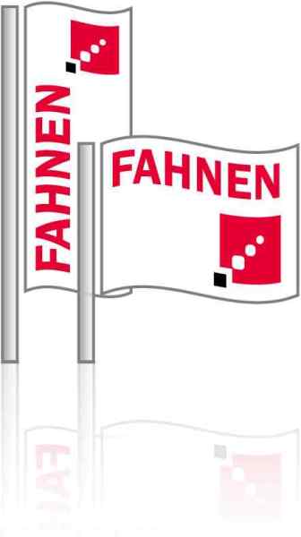Fahne Querformat