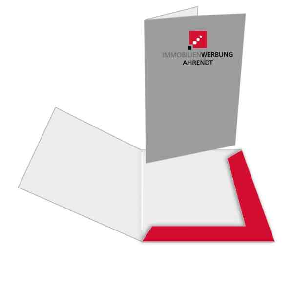 Präsentationsmappen DIN A4 Außenseite bedruckt