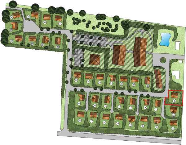 Visualisierung Lageplan