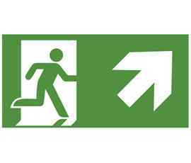 Deckenschild 297 x 148 mm